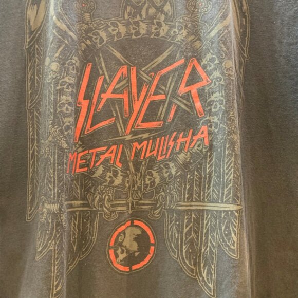 Slayer x Metal Mulisha Graphic Band Tee Vintage Y2K Black - Men’s XL - Picture 1 of 6